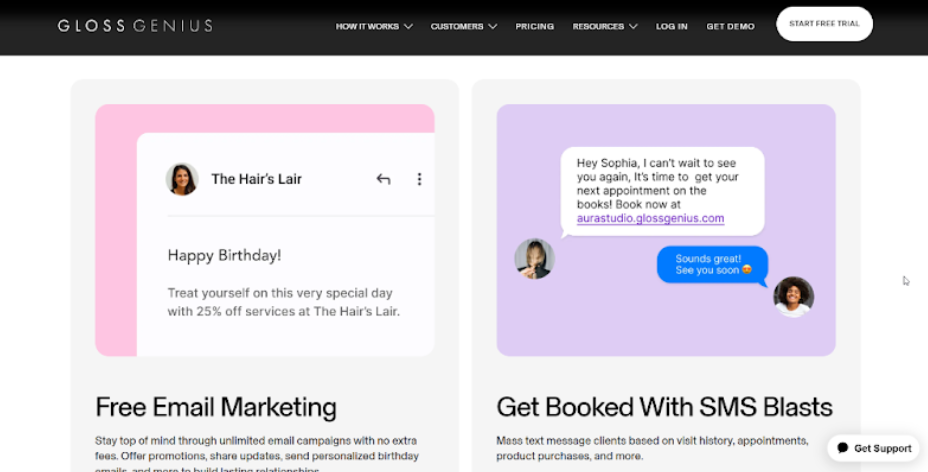 GlossGenius Automated Marketing Campaigns