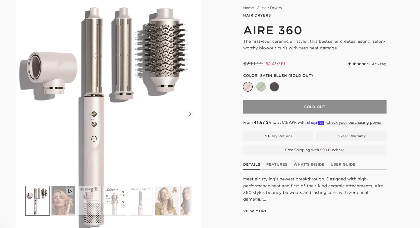 T3 Aire 360 Ceramic Air Styler