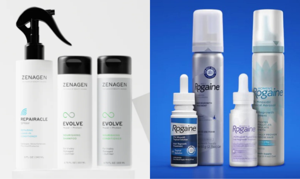 Zenagen Revolve vs. Rogaine