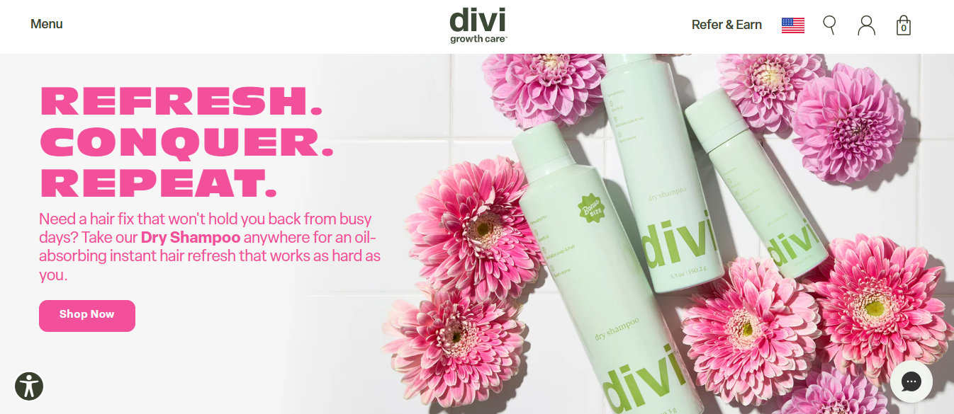 Divi: A Lightweight, Scalp Comfort Approach