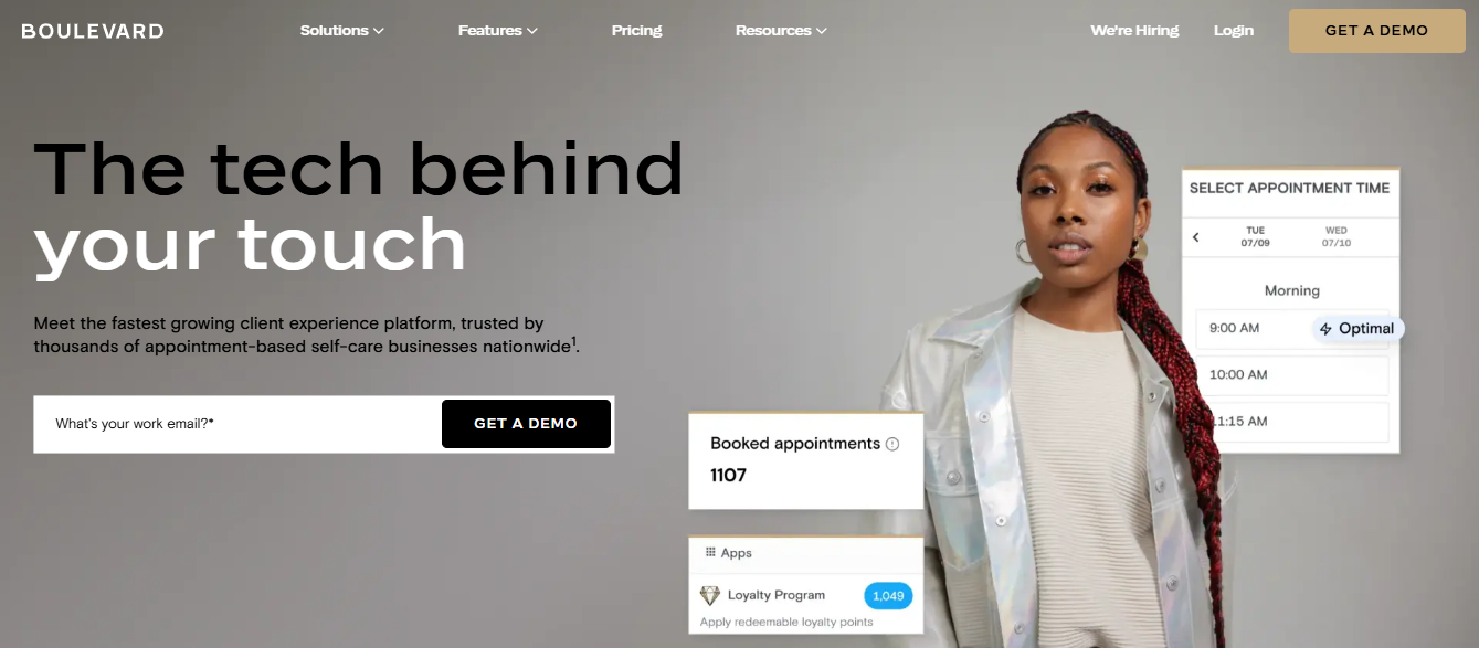Boulevard: Top Pick for Client-Focus and a Luxury Experience