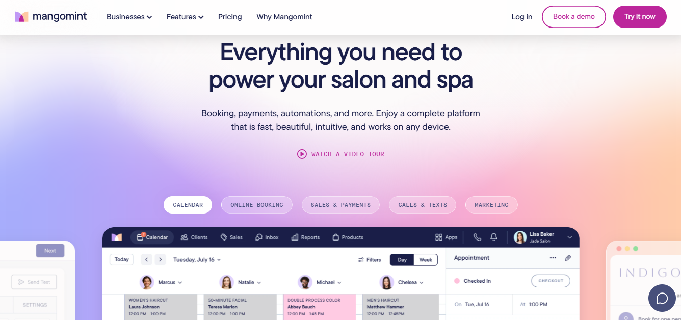 Mangomint: Top Pick for Automation
