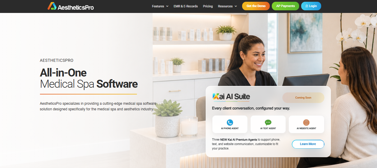 AestheticsPro: Top Pick for Data Security and HIPAA Compliance