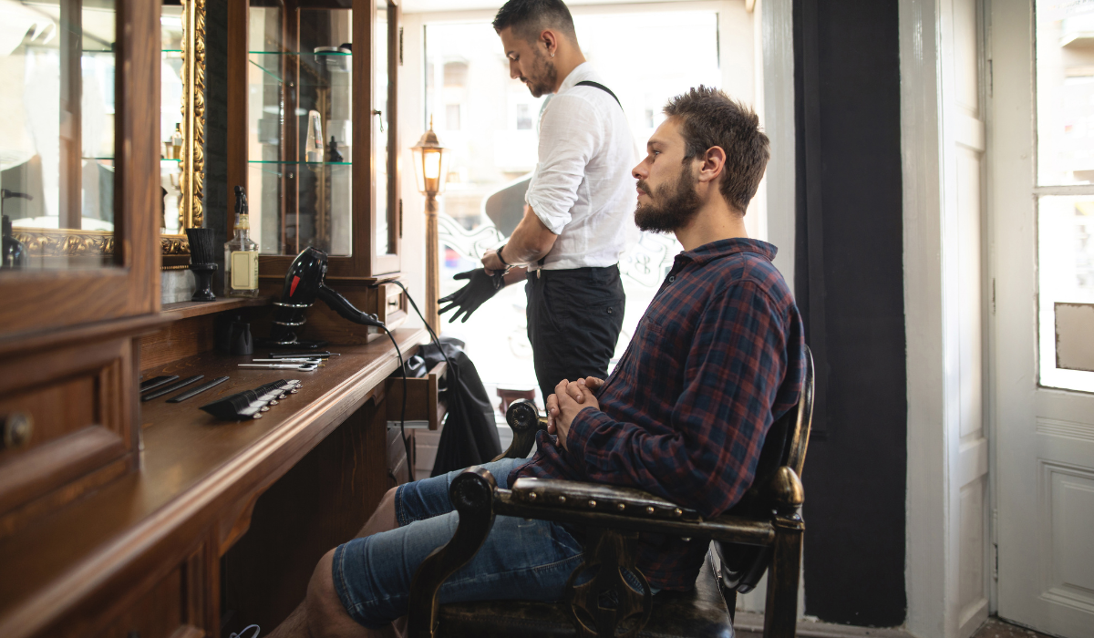 man salon
